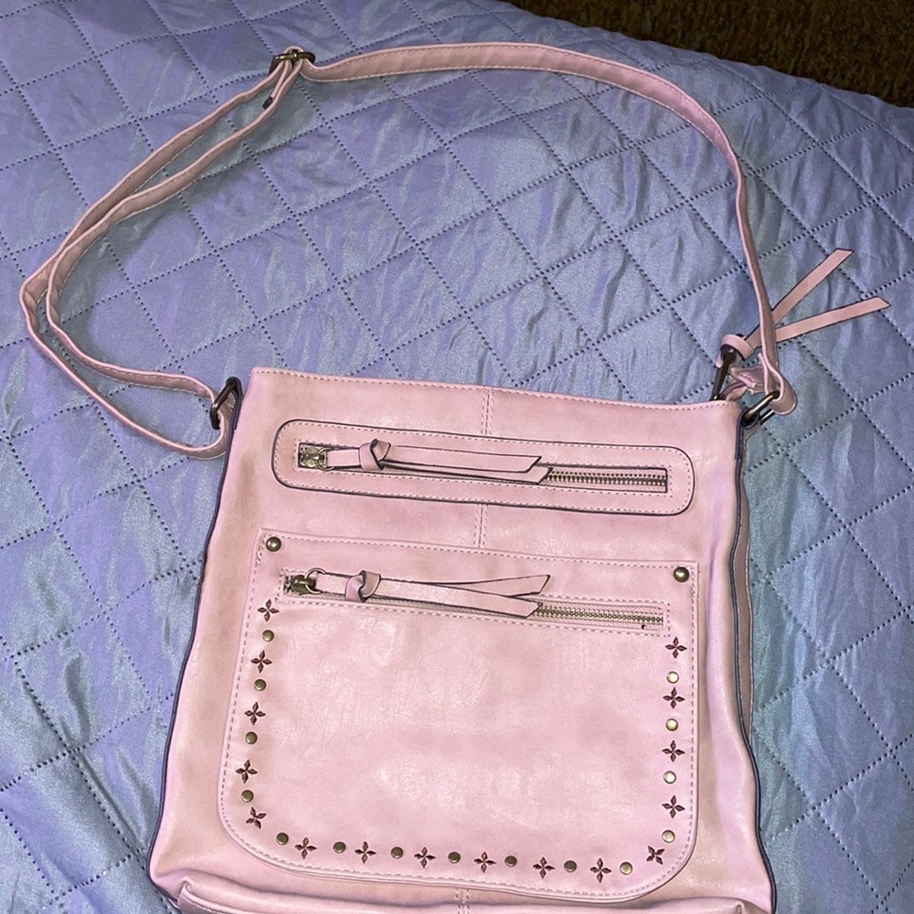 Dusty rose crossbody